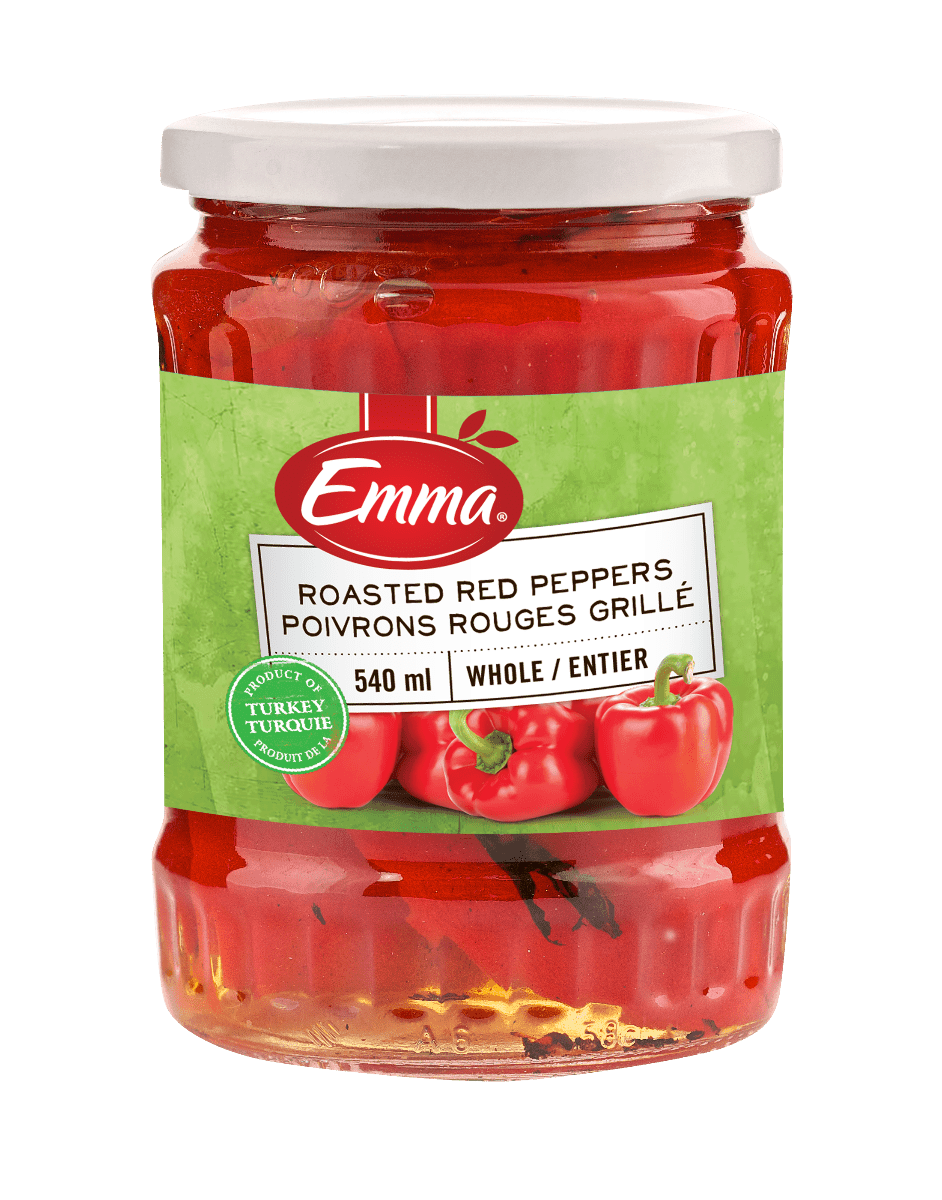 Emma Roasted Red Peppers Glass Jar Jan K. Overweel