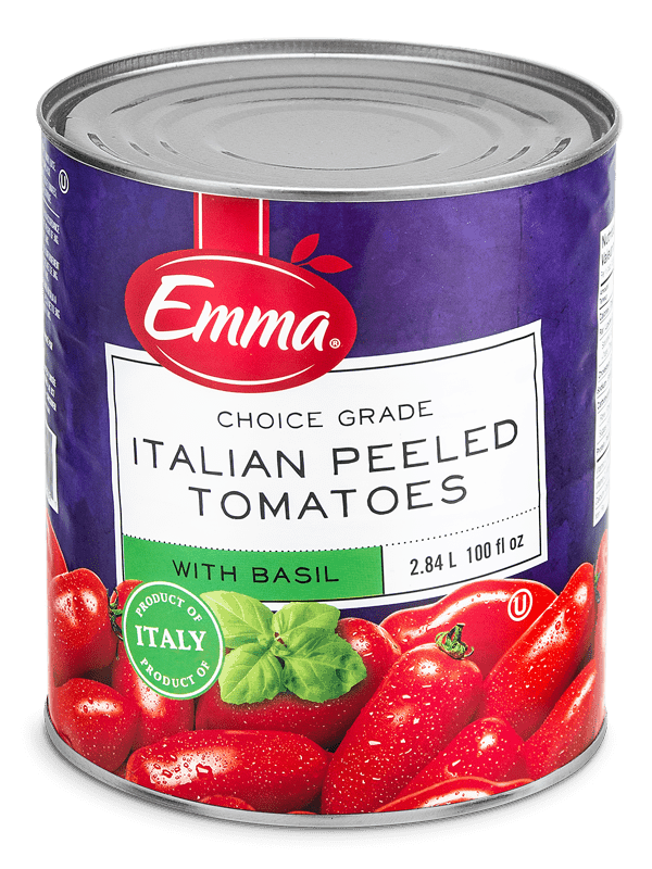 Emma Italian Peeled Tomatoes with Basil Jan K. Overweel